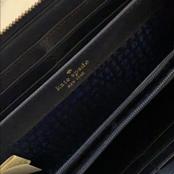 Kate Spade Dark Blue Neds Laurel Way Wallet - Picture 5 of 6